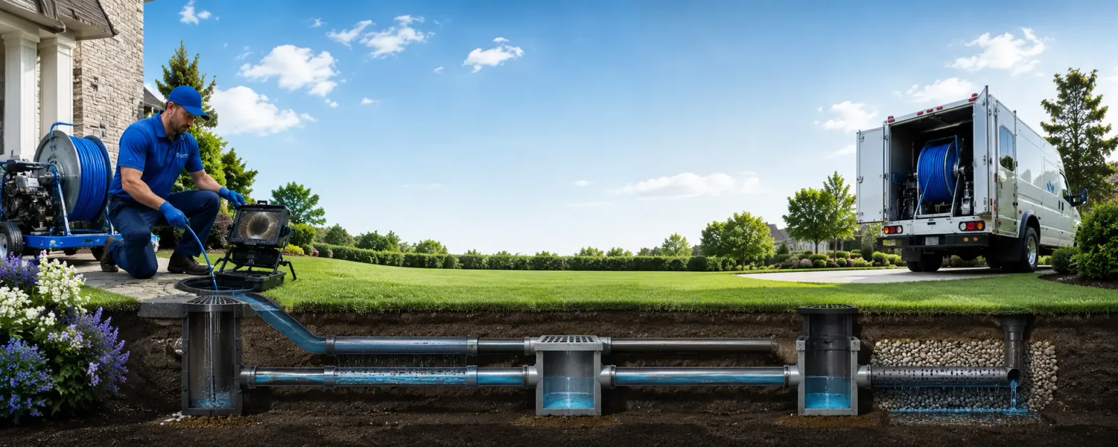 Outdoor drain cleaning information for Floyd, VA